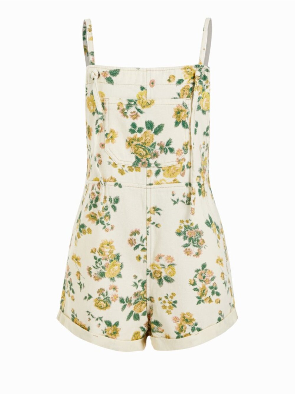 Cider Denim Pocket Ultra Short Romper